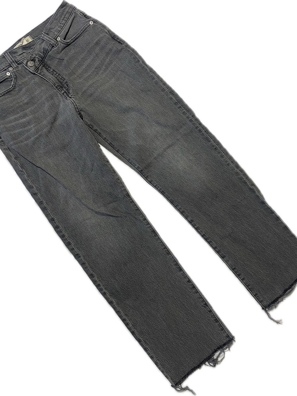 Madewell Washed Black Straight-Leg Jeans